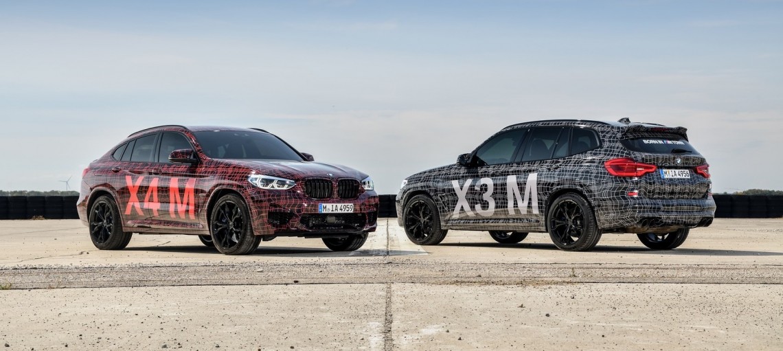 Прогревочный круг: первая официальная презентация BMW X3 M и BMW X4 M на Нюрбургринге.